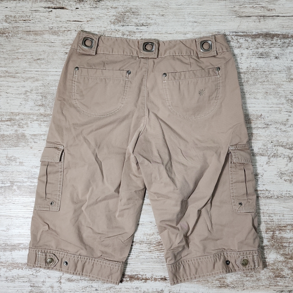 Athleta Hiking cargo shorts size 4 tan - Picture 4 of 8
